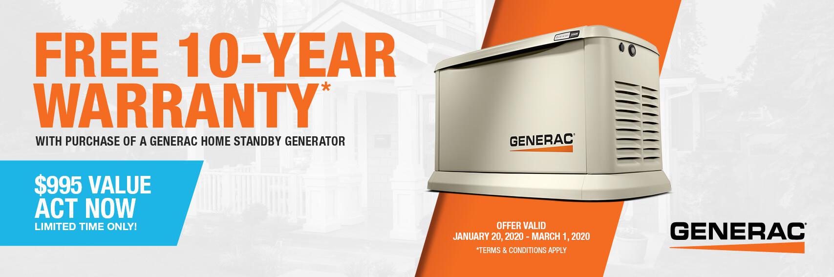 Homestandby Generator Deal | Warranty Offer | Generac Dealer | Darien, CT